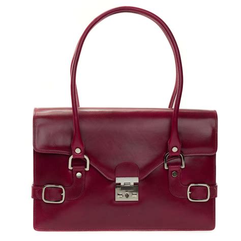 magenta designer shoulder bags